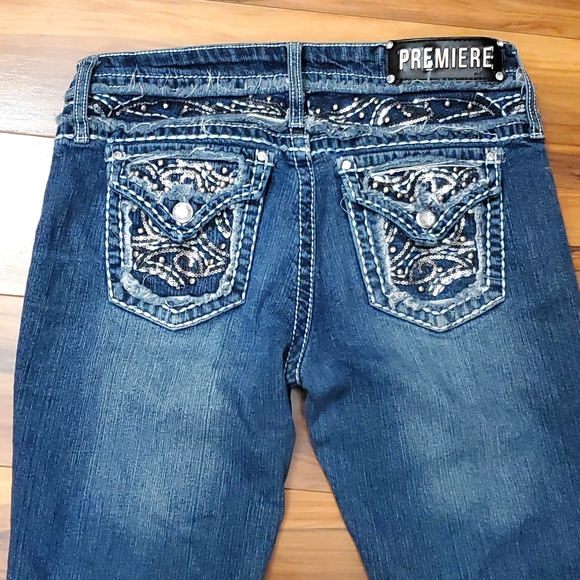 Premiere jeans by Rue21 size 7/8 regular. - Picture 5 of 8